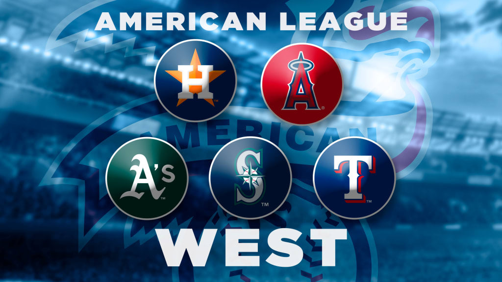 West - American League MLB Uniform Collection