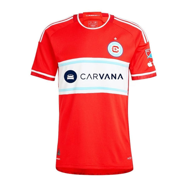 Chicago Fire Mens Home Soccer Kit 2024-2025
