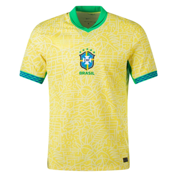 Brazil Mens Home Soccer Kit 2024-2025