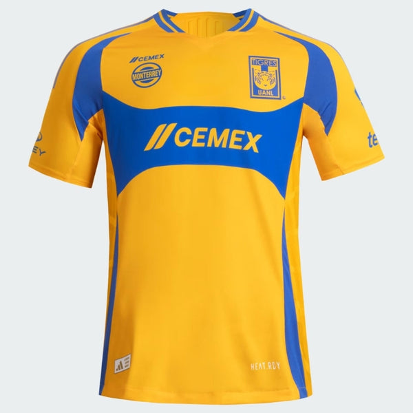 Tigres UANL Mens Home Soccer Kit 2024-2025