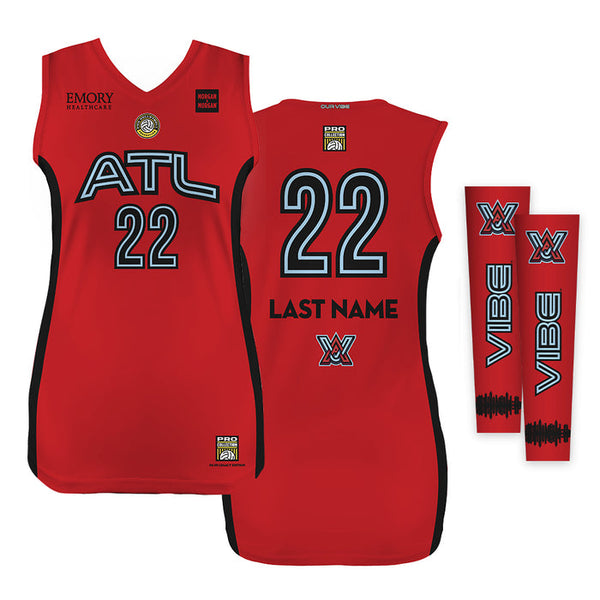 Zees Wears Atlanta Vibe Pro Volleyball Jersey Set