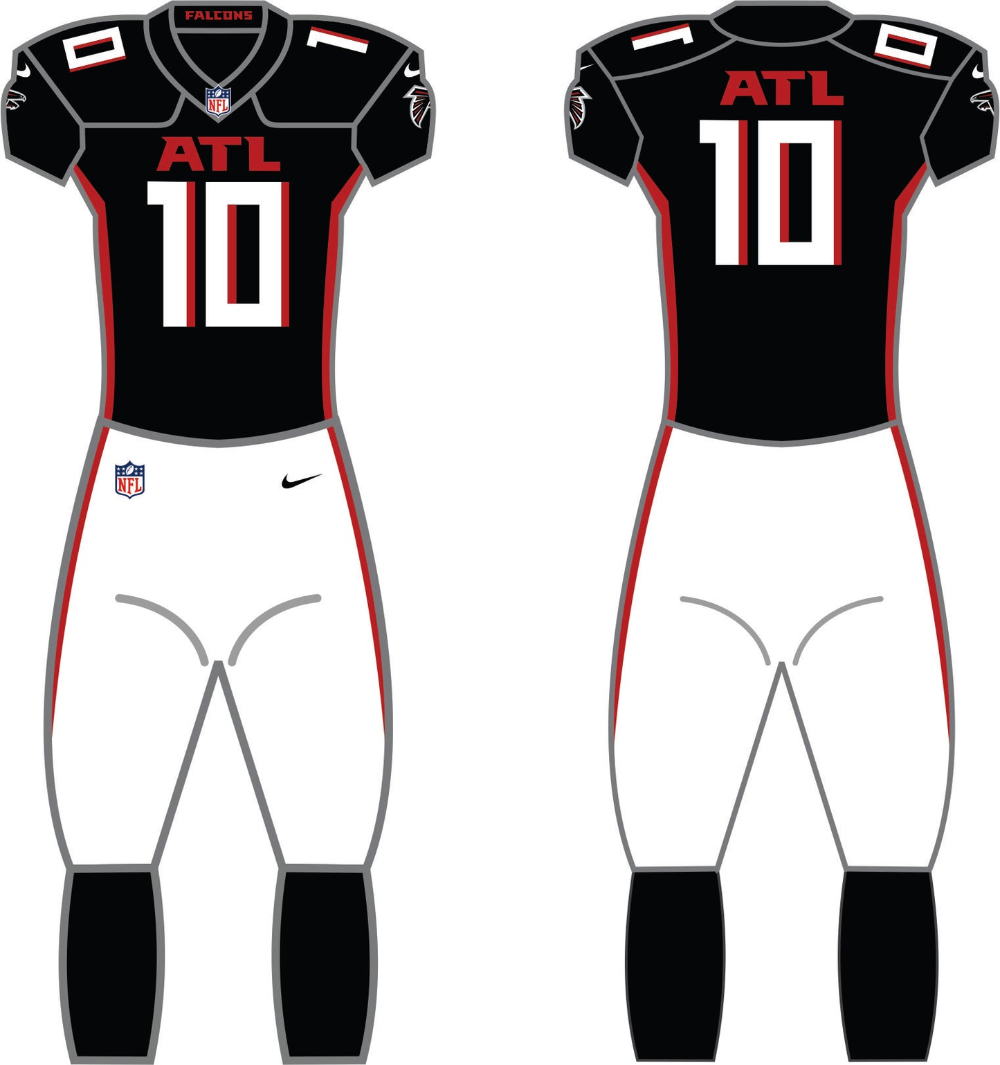 Atlanta Falcons Home Uniform - Official NFL Gear