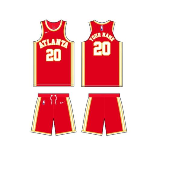 Atlanta Hawks Icon Edition Uniform - Official NBA Gear