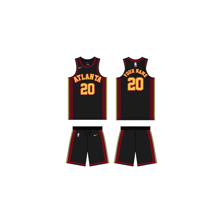 Atlanta Hawks Statement Edition Uniform - Official NBA Gear