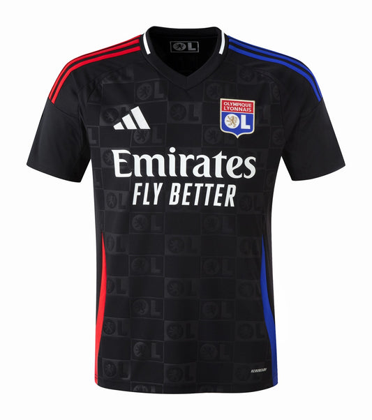 Olympique Lyonnais Mens Away Soccer Kit 2024-2025