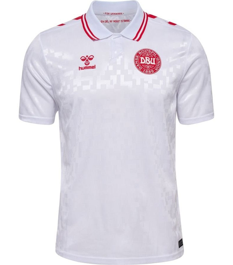 Denmark Mens Away Soccer Kit 2024-2025