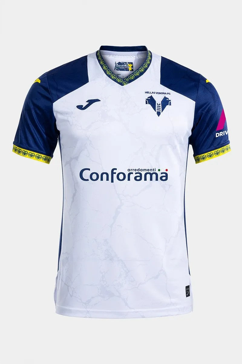 Hellas Verona Mens Away Soccer Kit 2024-2025