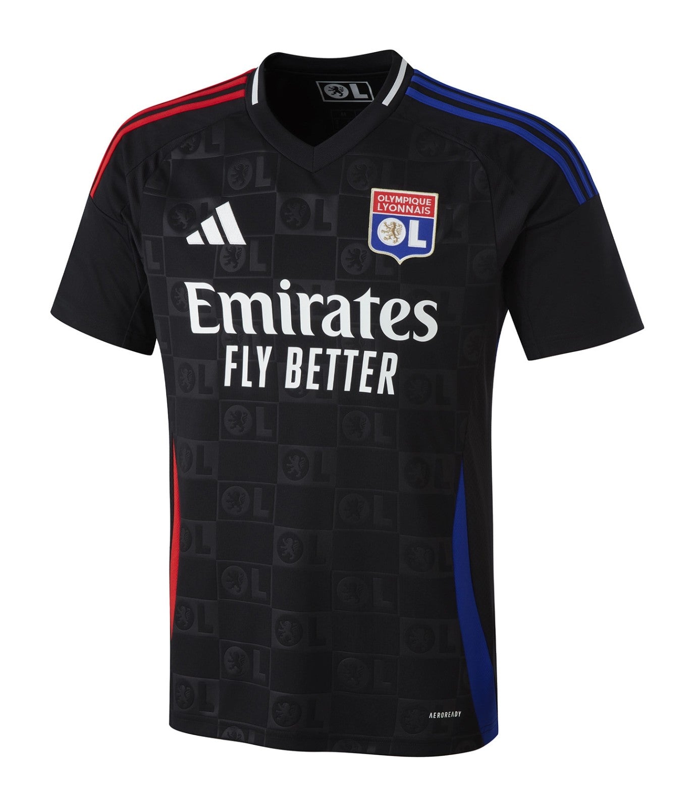 Olympique Lyonnais Mens Away Soccer Kit 2024-2025