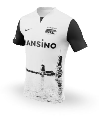 AZ Alkmaar Mens Away Soccer Kit 2024-2025