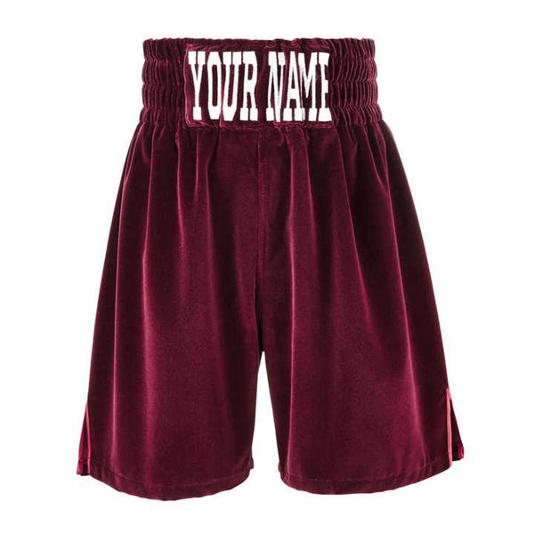 Zees Wears Custom Velvet Boxing Shorts