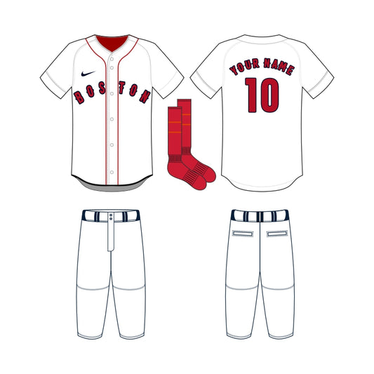 Boston Red Sox Home Uniform – Official MLB Gear