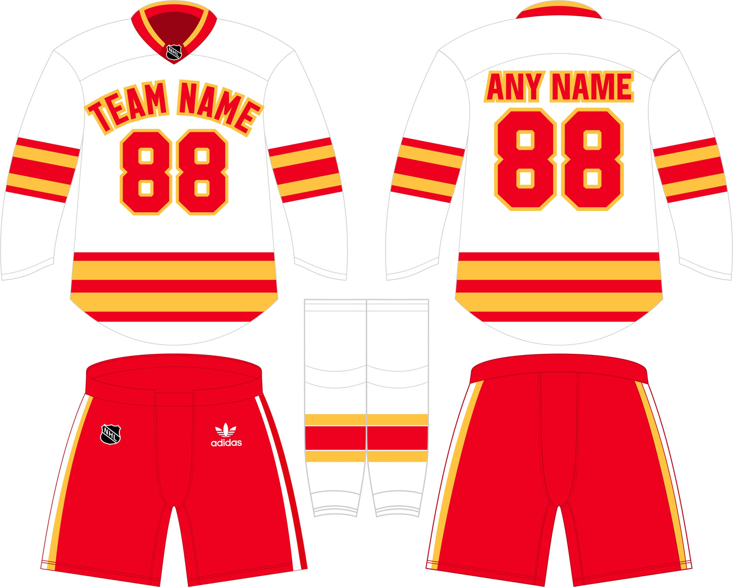 Calgary Flames Away Uniform - Official NHL Gear