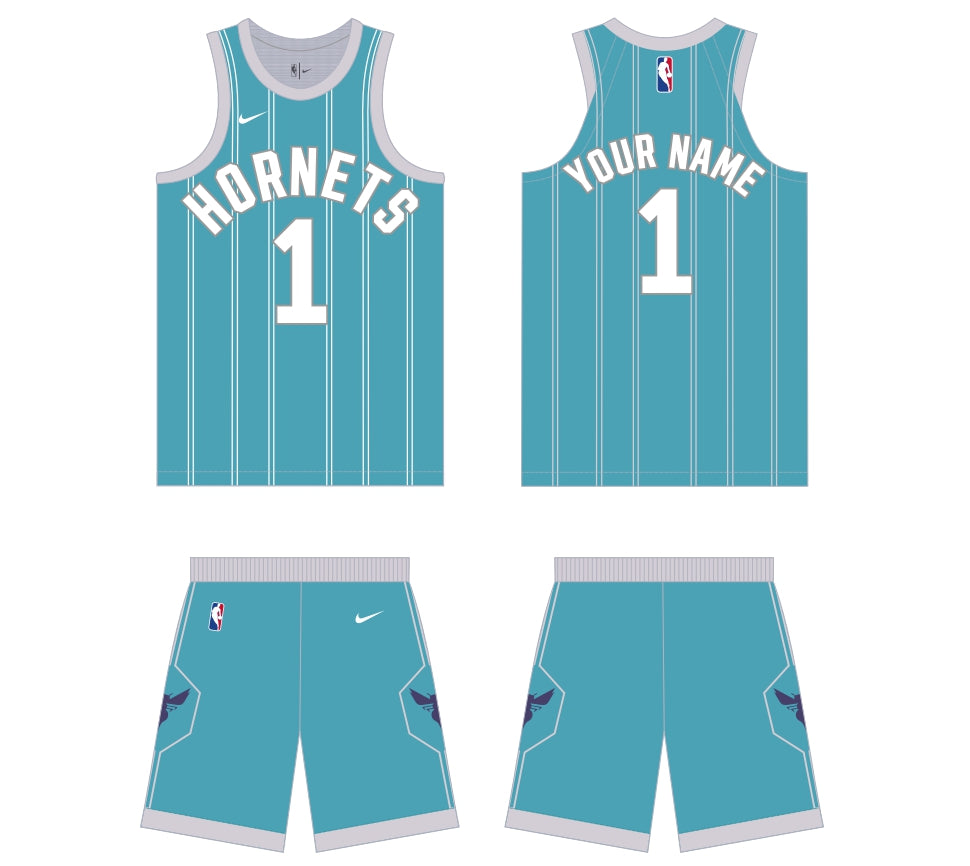 Charlotte Hornets Icon Edition Uniform - Official NBA Gear