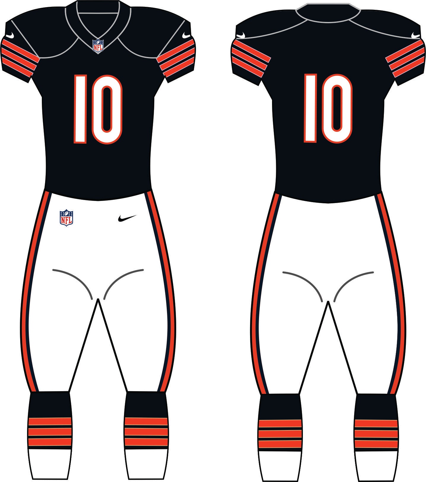 Chicago Bears Color Uniform - Official NFL Gear