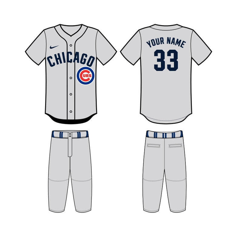 Chicago Cubs Away Uniform – Official MLB Gear