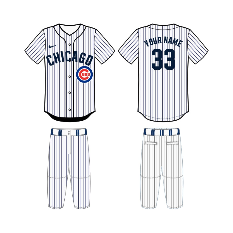 Chicago Cubs Home Uniform – Official MLB Gear