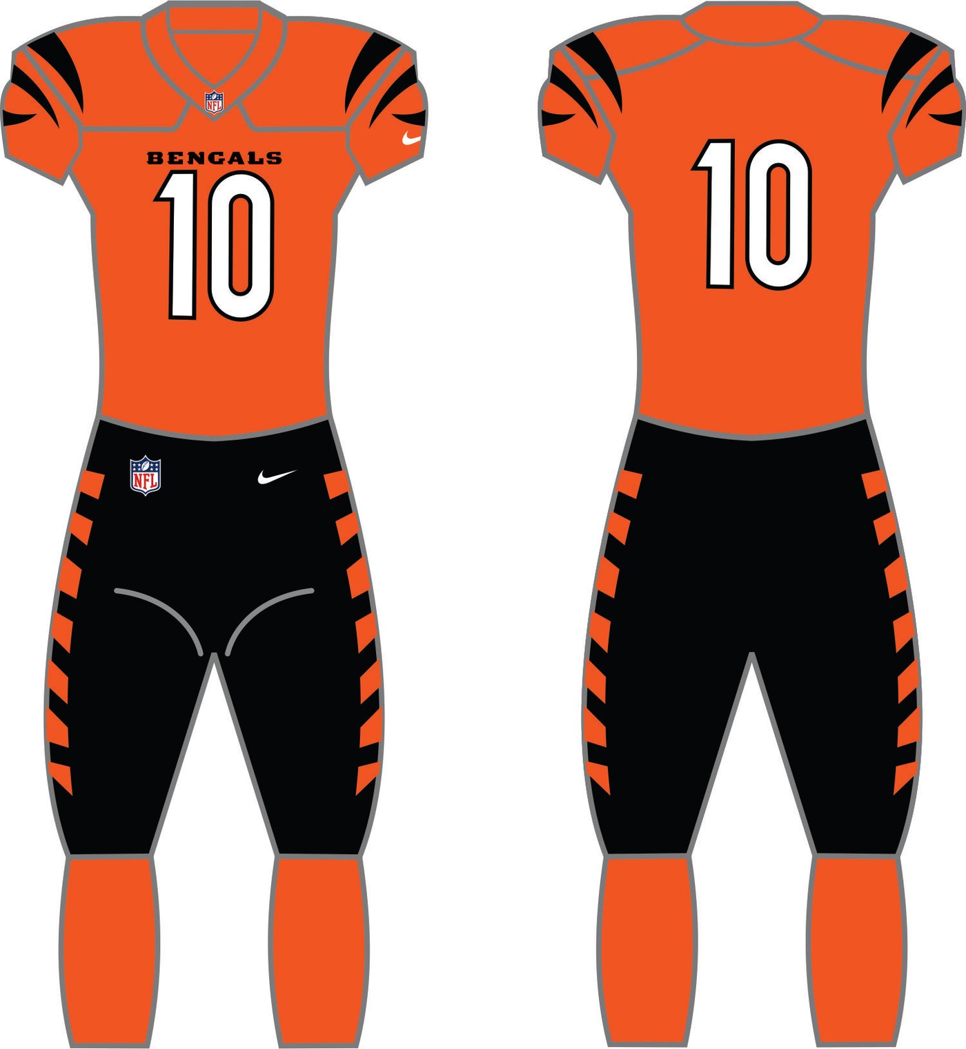 Cincinnati Bengals Alternate Uniform - Official NFL Gear