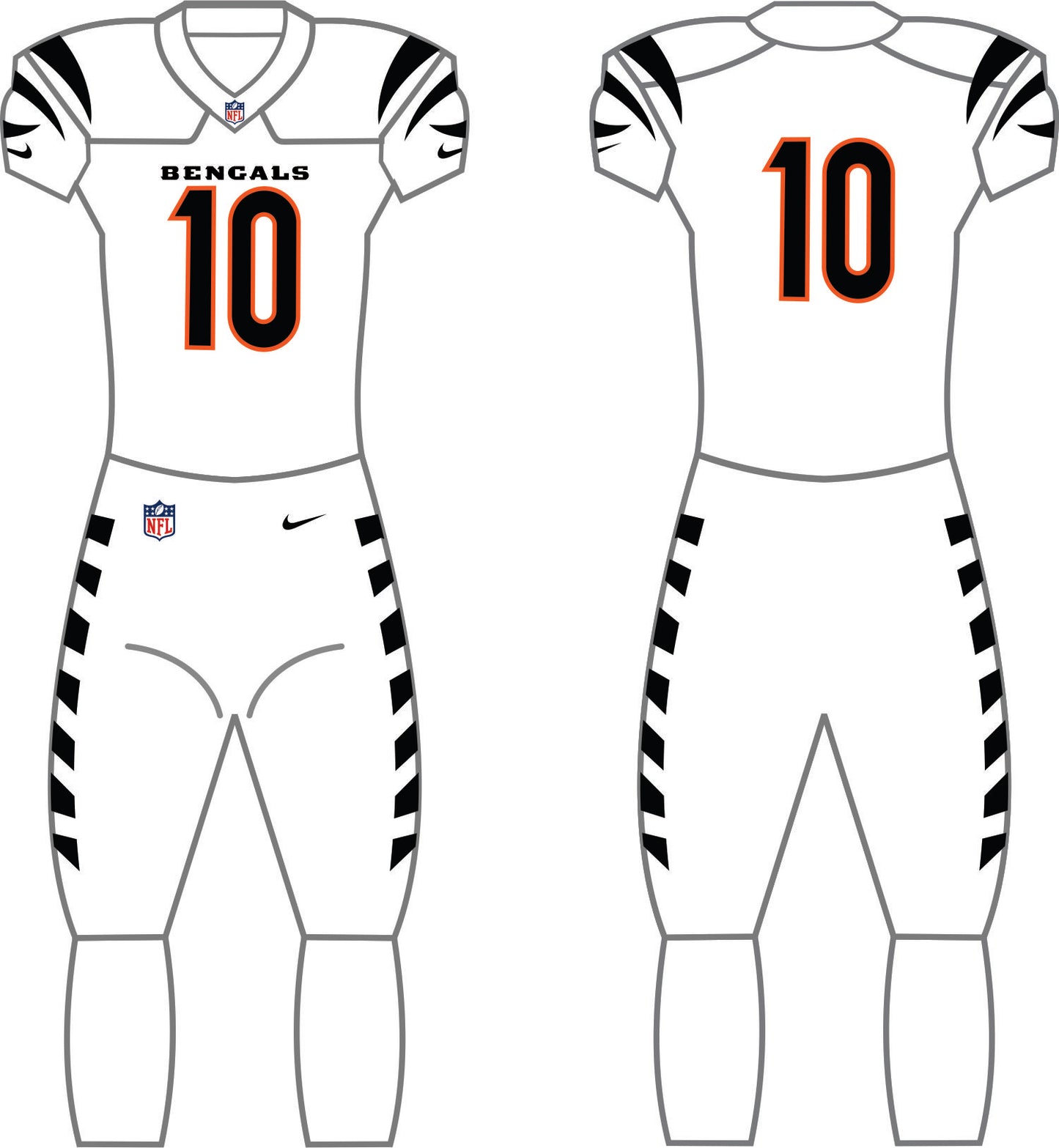 Cincinnati Bengals Color Uniform - Official NFL Gear