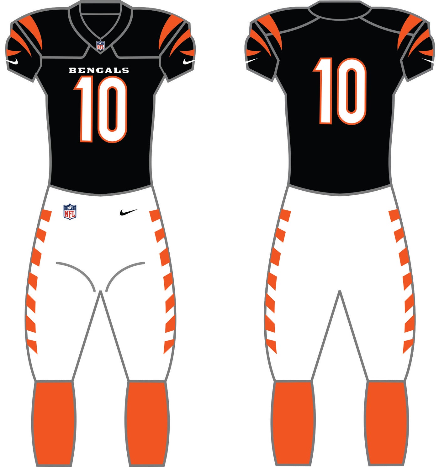 Cincinnati Bengals Home Uniform - Official NFL Gear