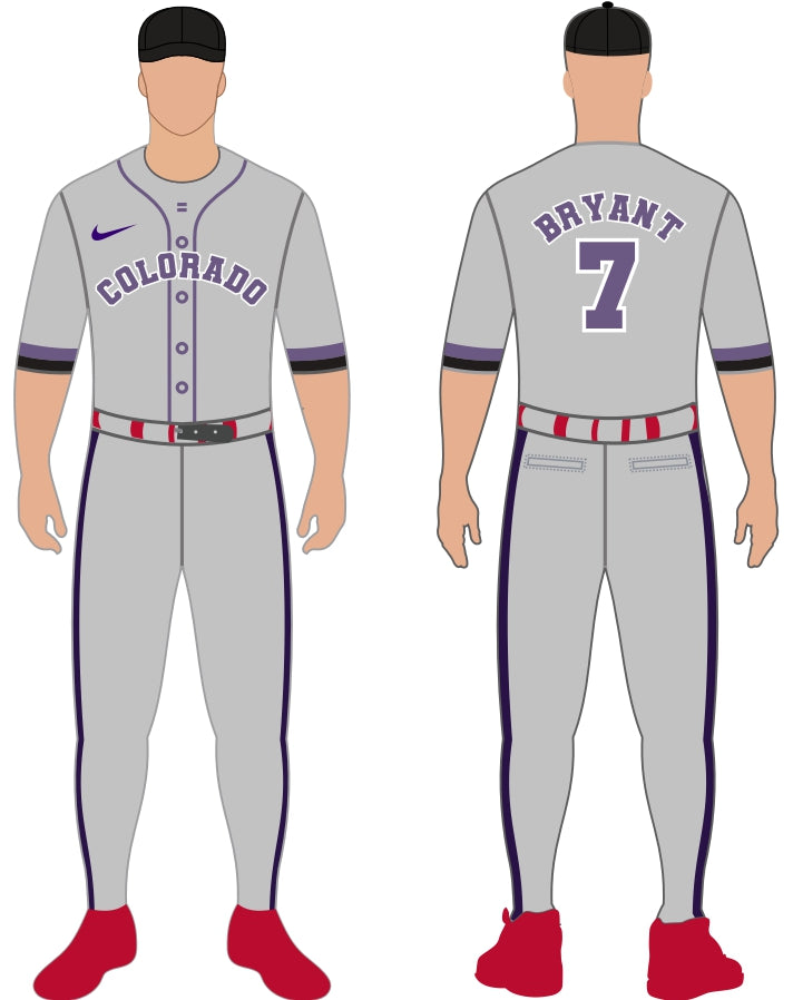 Colorado Rockies Away Uniform – Official MLB Gear