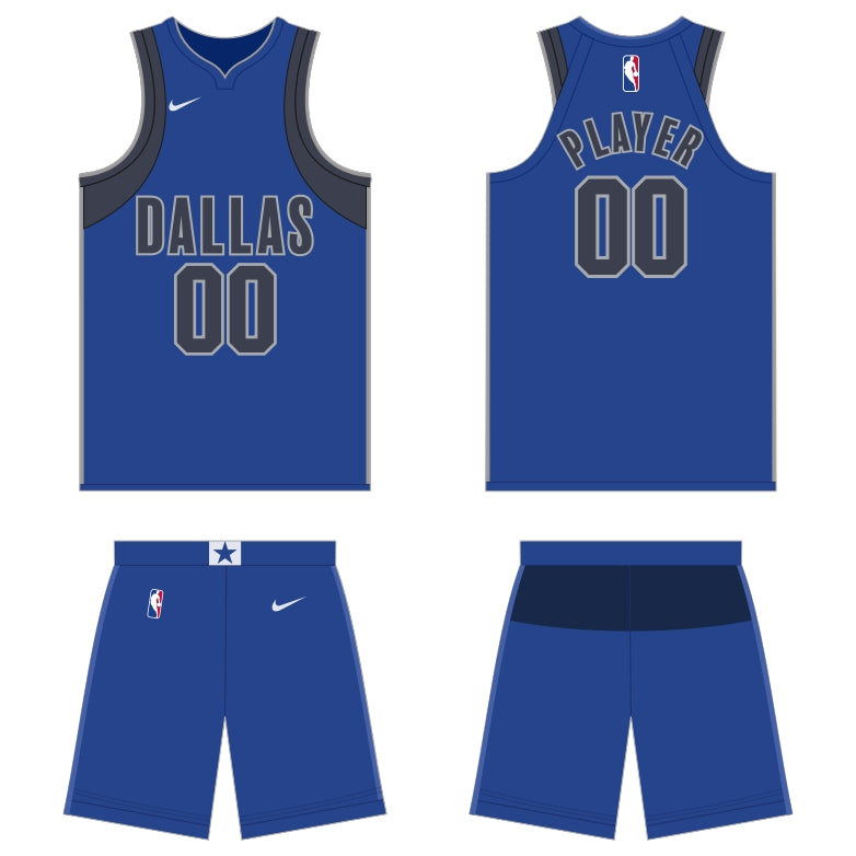 Dallas Mavericks Icon Edition Uniform - Official NBA Gear