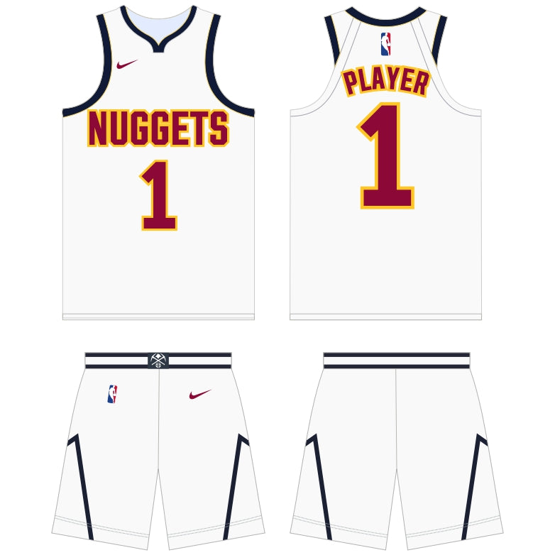 Denver Nuggets Association Edition Uniform - Official NBA Gear