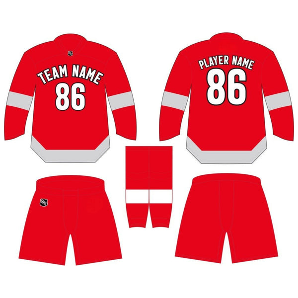 Detroit Red Wings Home Uniform - Official NHL Gear