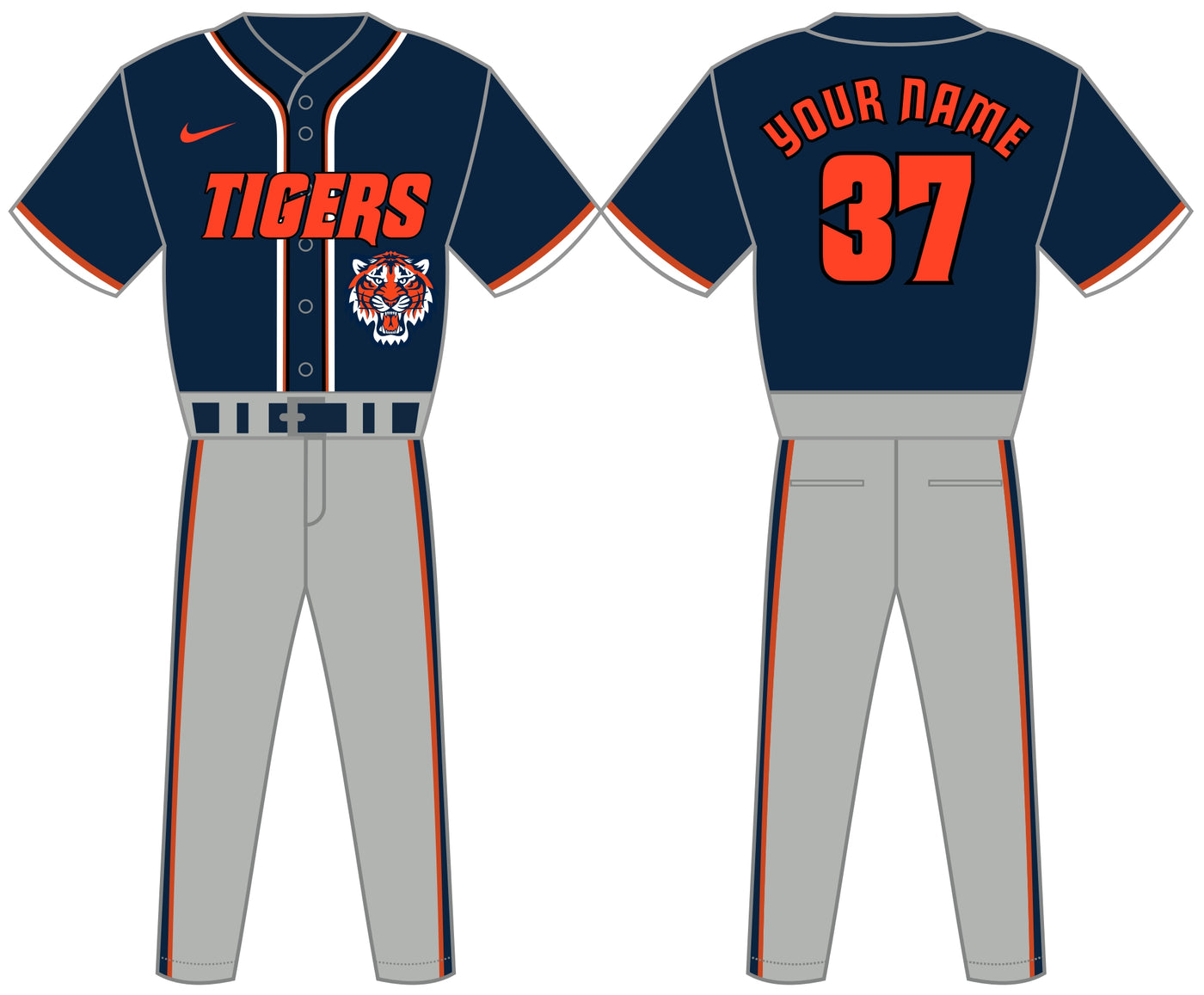 Detroit Tigers Alternate - 2 Uniform – Official MLB Gear