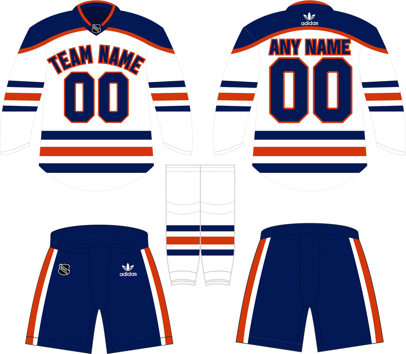 Edmonton Oilers Away Uniform - Official NHL Gear