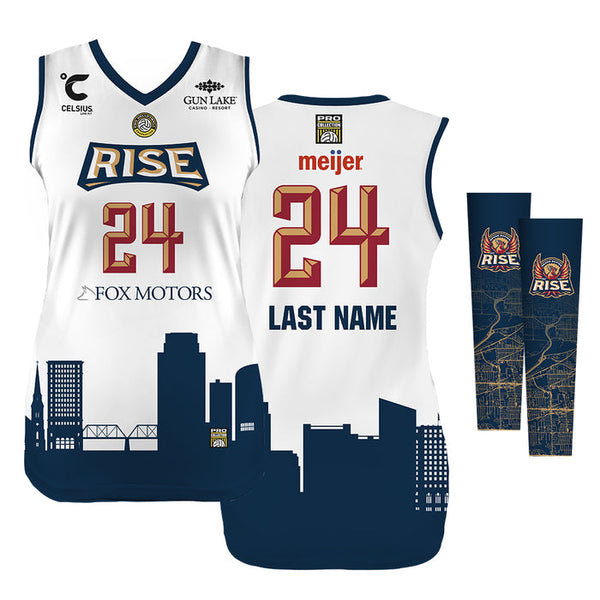 Zees Wears Grand Rapids Rise Pro Jersey Set