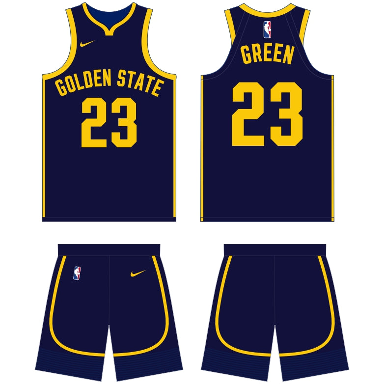 Golden State Warriors Statement Edition Uniform - Official NBA Gear