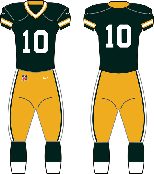 Green Bay Packers Color Uniform - Official NFL Gear