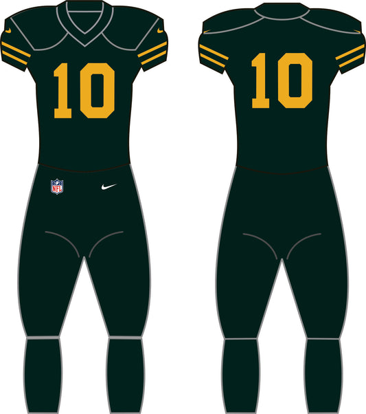 Green Bay Packers Alternate Uniform - Official NFL Gear