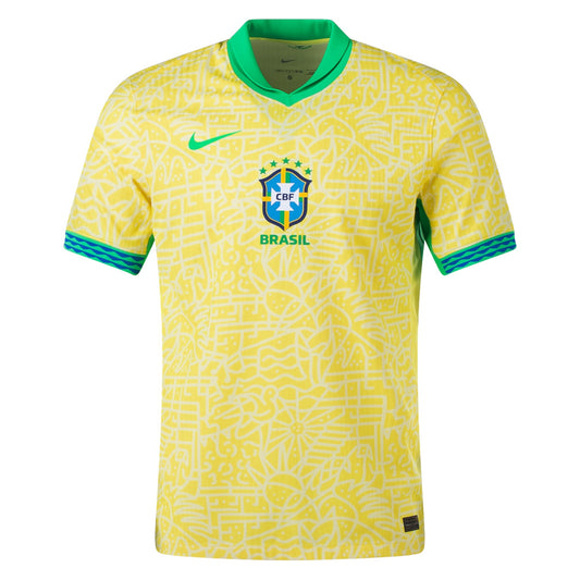 Brazil Mens Home Soccer Kit 2024-2025