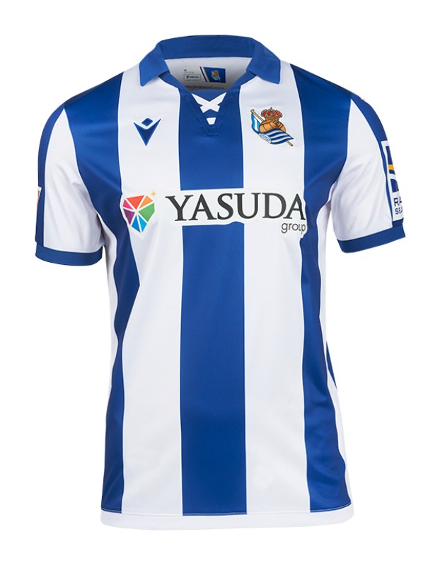 Real Sociedad Mens Home Soccer Kit 2024-2025