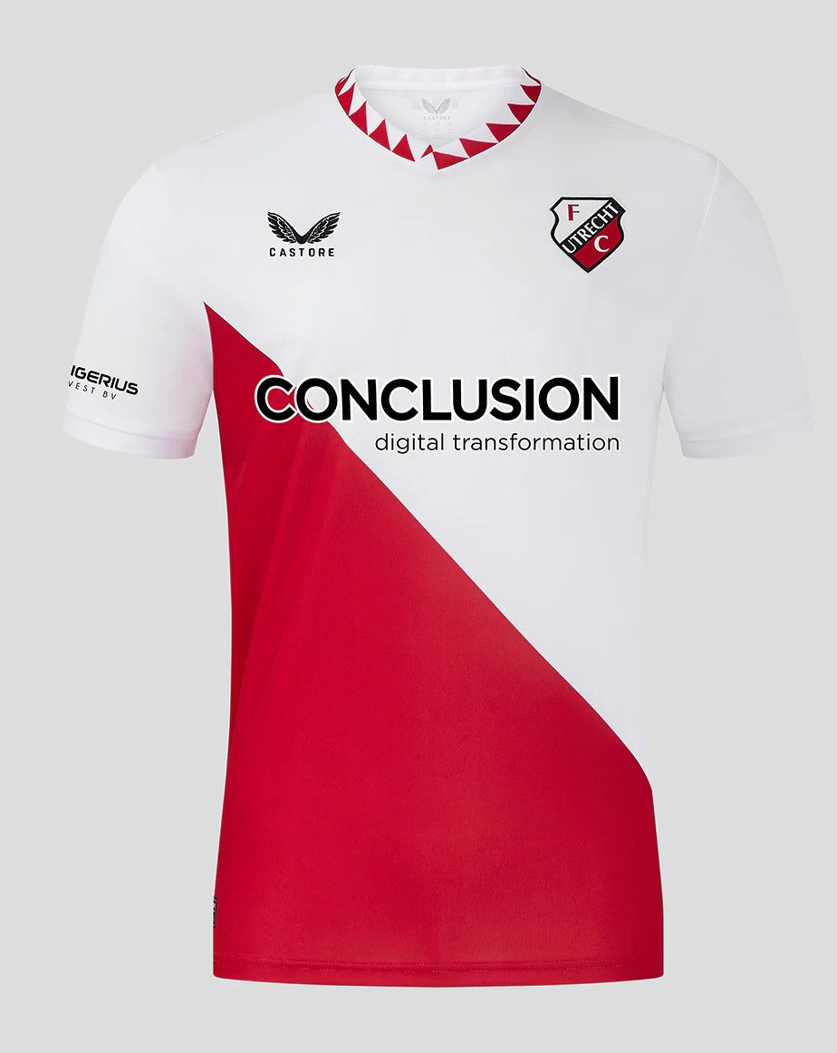 FC Utrecht Mens Home Soccer Kit 2024-2025