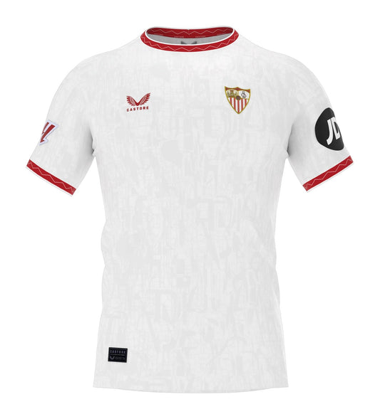 Sevilla FC Mens Home Soccer Kit 2024-2025