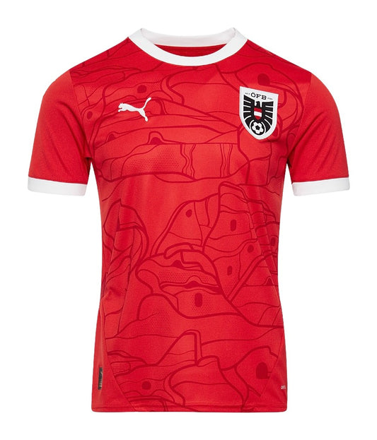 Austria Mens Home Soccer Kit 2024-2025