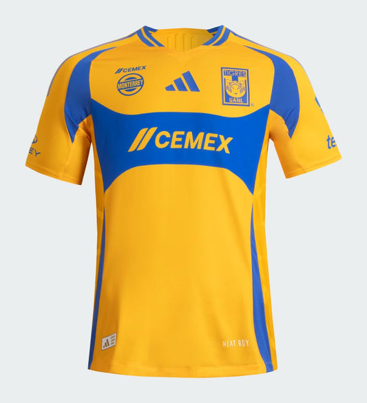 Tigres UANL Mens Home Soccer Kit 2024-2025