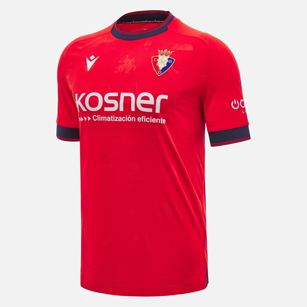 Osasuna Mens Home Soccer Kit 2024-2025