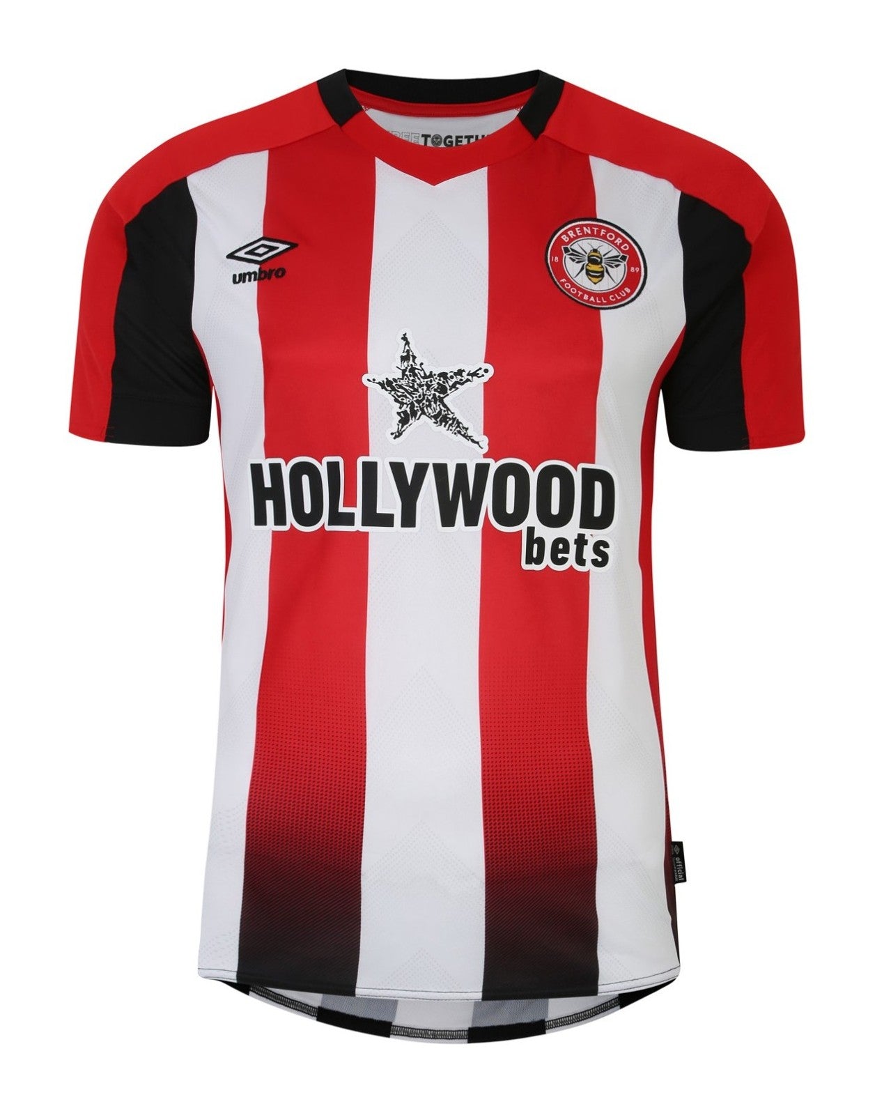 Brentford Mens Home Soccer Kit 2024-2025