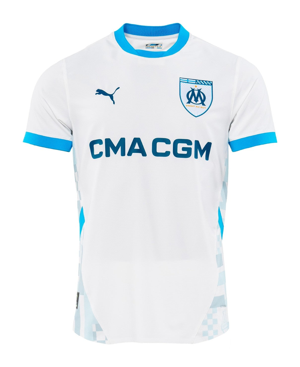 Olympique Marseille Mens Home Soccer Kit 2024-2025