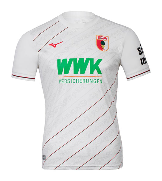 FC Augsburg Mens Home Soccer Kit 2024-2025