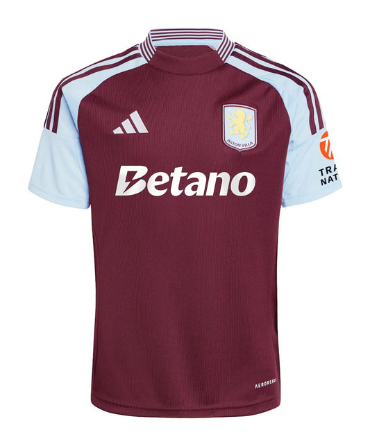 Aston Villa Mens Home Soccer Kit 2024-2025