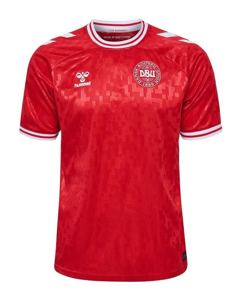 Denmark Mens Home Soccer Kit 2024-2025