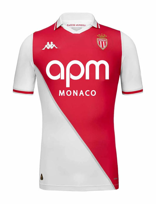 AS Monaco Mens Home Soccer Kit 2024-2025