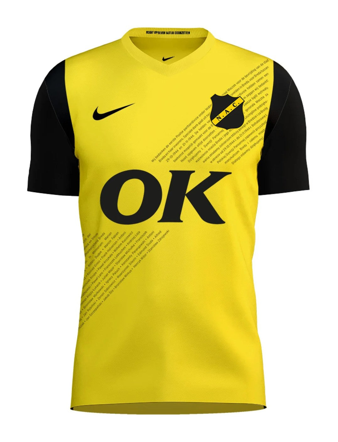 NAC Breda Mens Home Soccer Kit 2024-2025