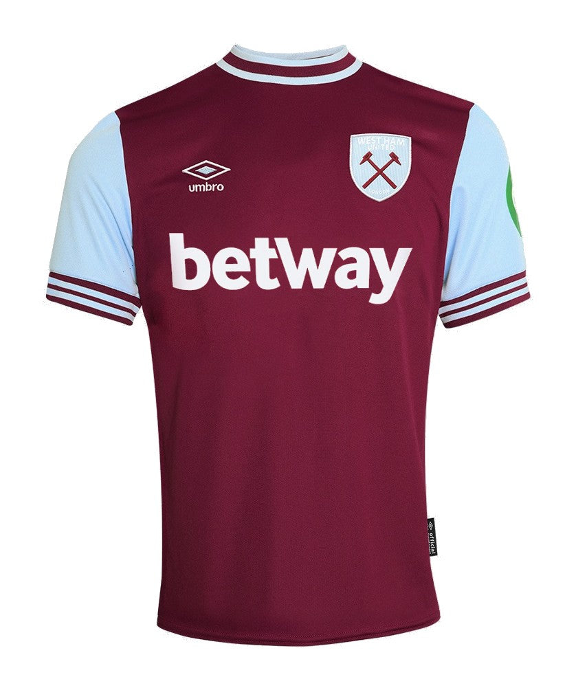 West Ham United Mens Home Soccer Kit 2024-2025