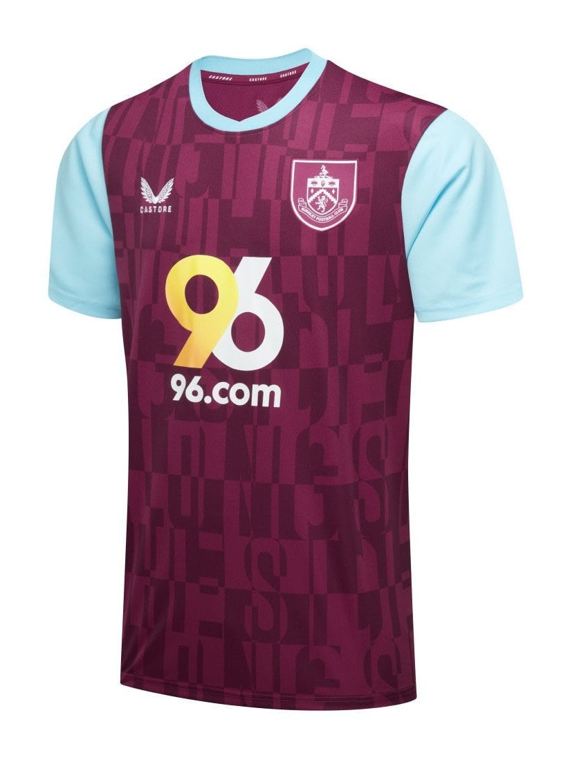 Burnley Mens Home Soccer Kit 2024-2025