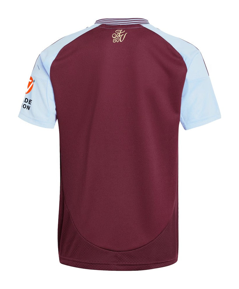 Aston Villa Mens Home Soccer Kit 2024-2025